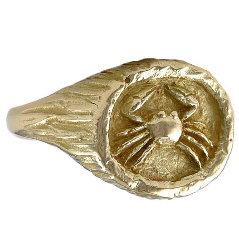 Золотое кольцо Tiffany & Co. с раком, 1960-е гг.