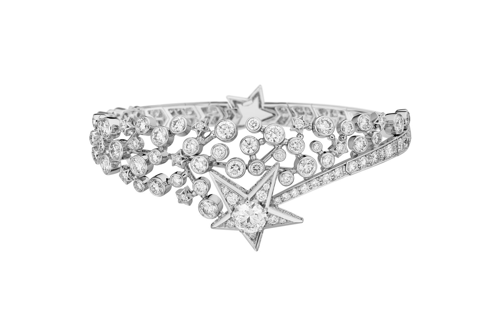 Браслет Chanel High Jewellery Pluie de Cometes с бриллиантами