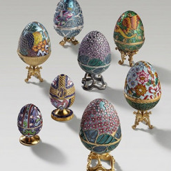 Пасхальные яйца-шкатулки RS1912 Русские Самоцветы