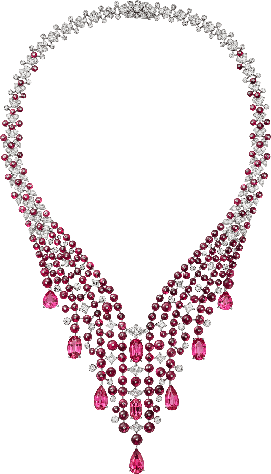 Колье Splendens из золота, бриллиантов и шпинели, коллекция Beauté du Monde Acte 3, Cartier