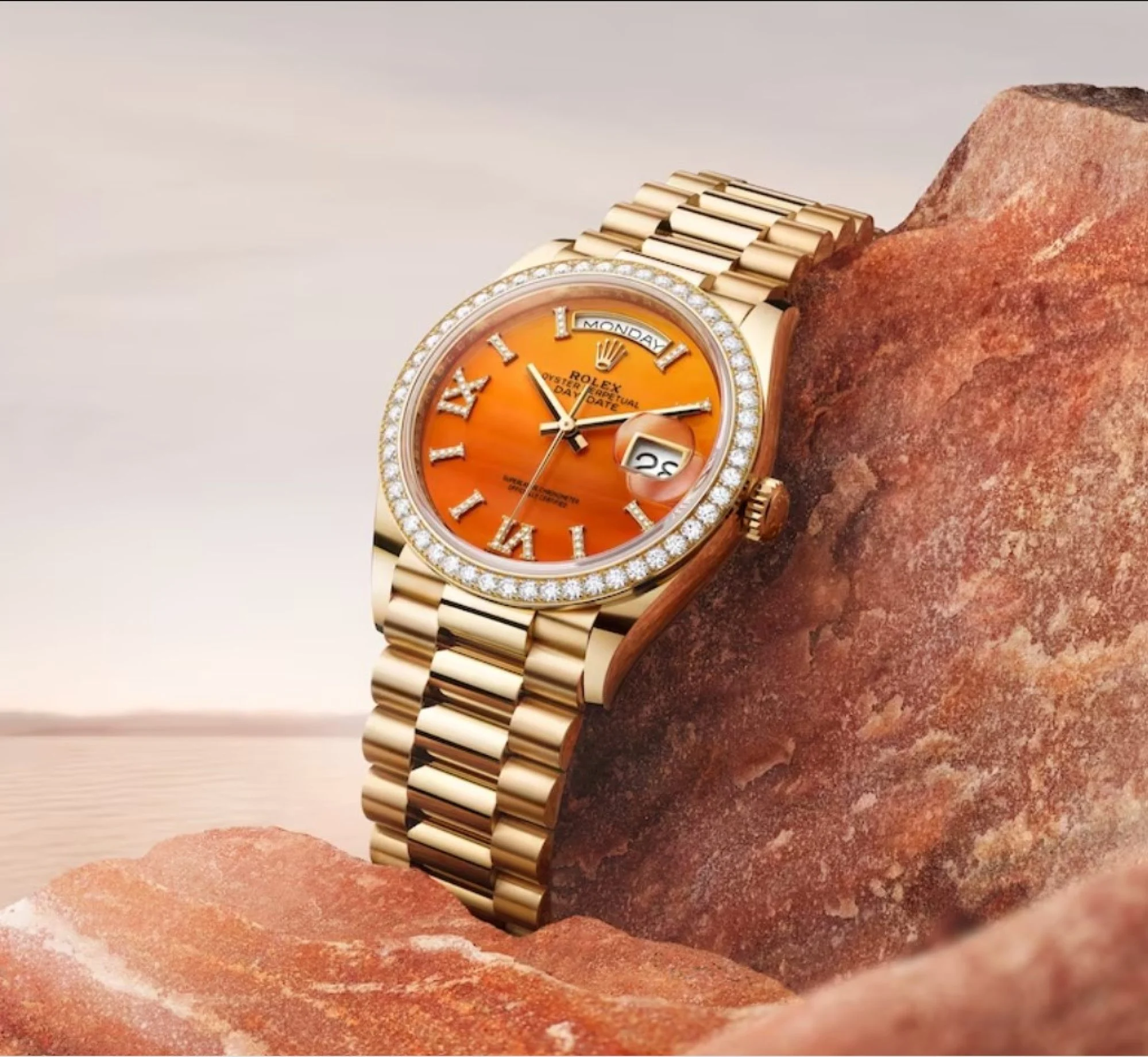Часы Rolex Oyster Perpetual Day-Date олицетворяют престиж и утонченность.  Фото: Ролекс