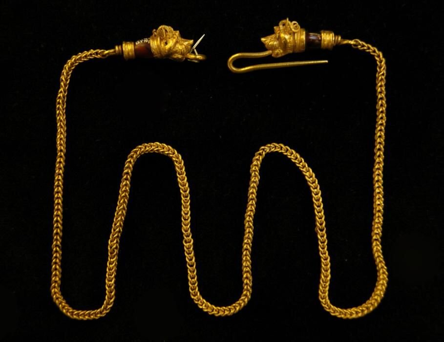 золотое ожерелье Древняя Греция