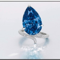 Ультраредкий бриллиант Mellon Blue появится в ноябре на аукционе Christie's