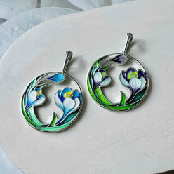 Подвеска из серебра «Крокусы» от FILLART