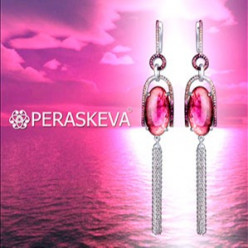 Коллекция с турмалинами компании PERASKEVA