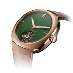 Компания H. Moser & Cie. создала часы с циферблатом из натурального нефрита
