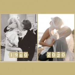 Спецпроект «Истории свадеб 1960-2020 годов» привлек внимание 8 млн человек