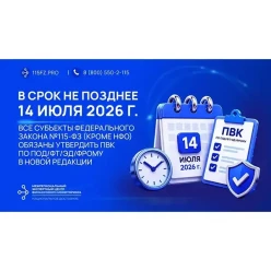 Важно! В срок не позднее 14 июля 2026 г. лицам ст. 5 закона №115-ФЗ (кроме НФО) необходимо утвердить новую редакцию ПВК по ПОД/ФТ/ЭД/ФРОМУ в связи с изменениями в законодательство